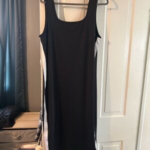 Elegant Black Sleeveless Dress